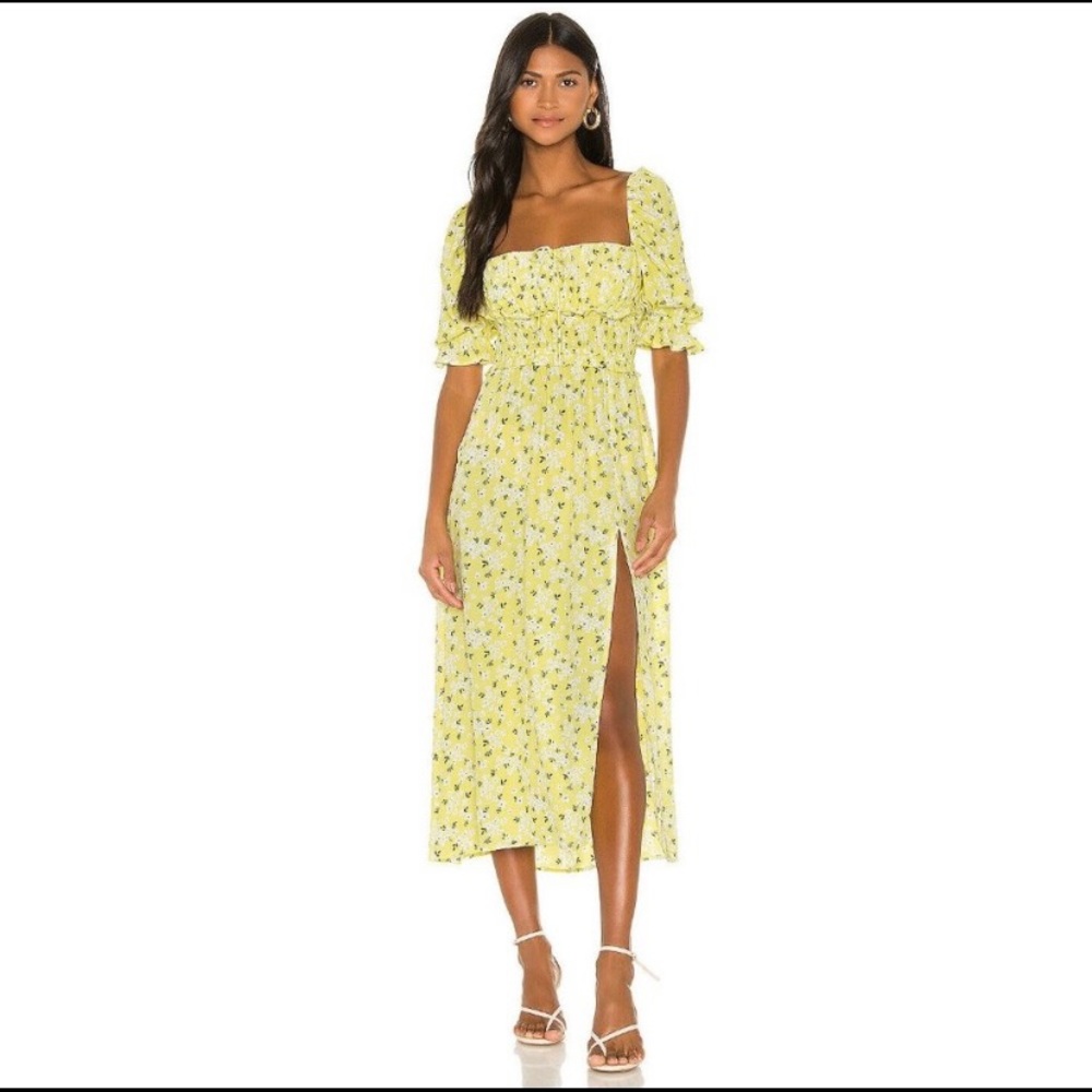 For Love & Lemons Chrysanthemum Floral dress